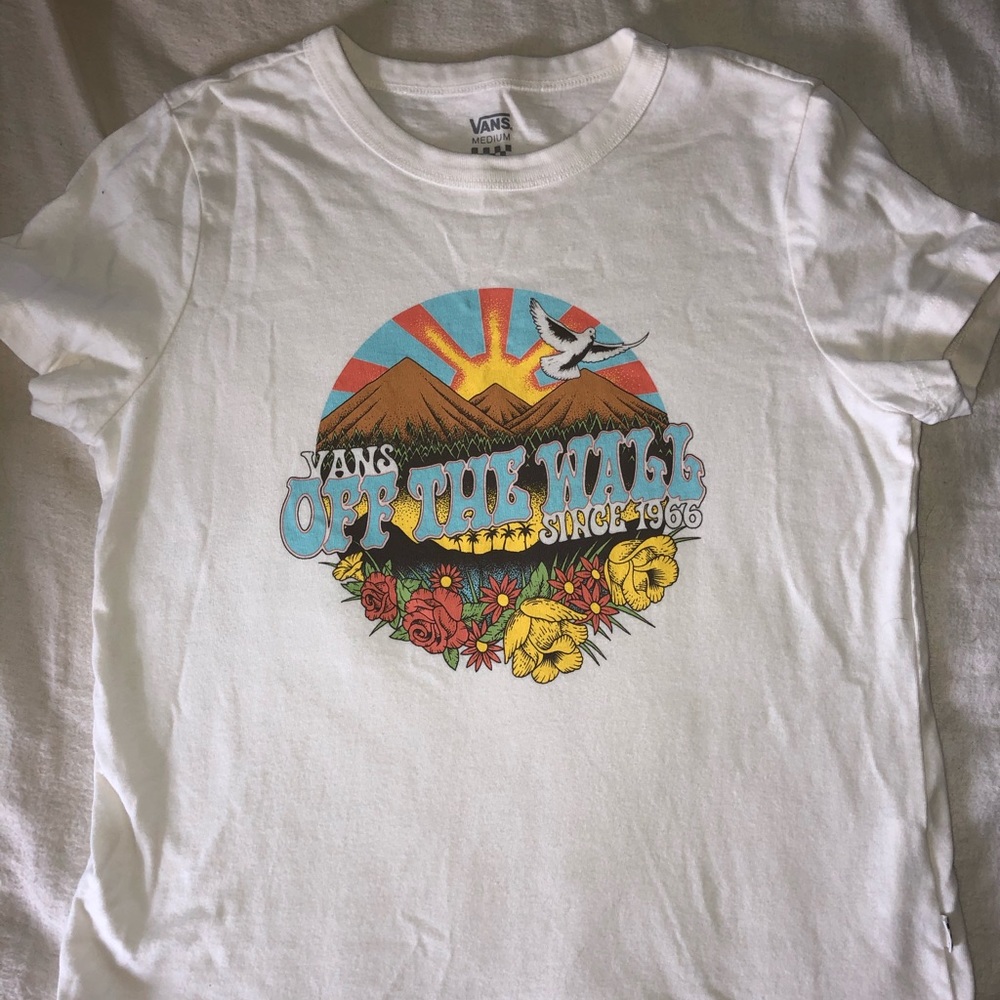 Women’s White Vans T-Shirt